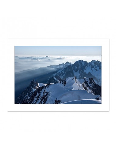 Depuis le Mont Blanc, vue sur l'Aiguille du Midi france