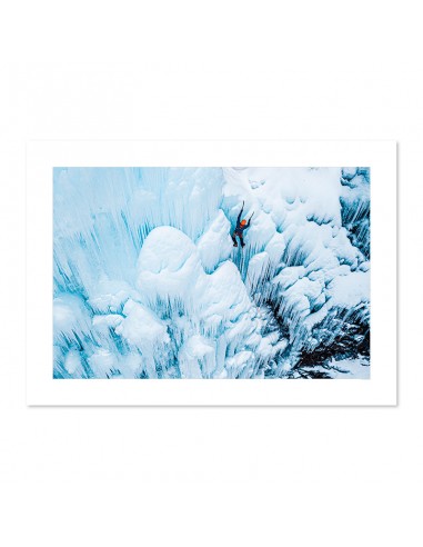 Cascade de glace en Norvège dans la vallée de Gudvangen livraison et retour toujours gratuits