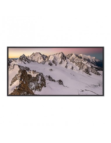 Massif du Mont Blanc à la nuit tombée shop