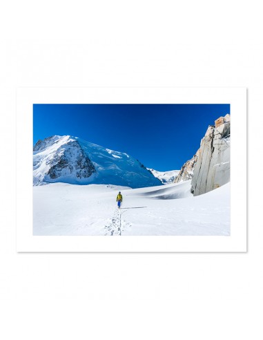 L'alpiniste, au pied de l'Aiguille du Midi, Massif du Mont Blanc commande en ligne