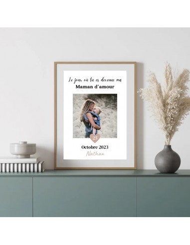 Affiche Personnalisée Maman l'achat 