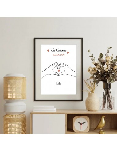 Affiche Personnalisée Maman Minimaliste Vous souhaitez 