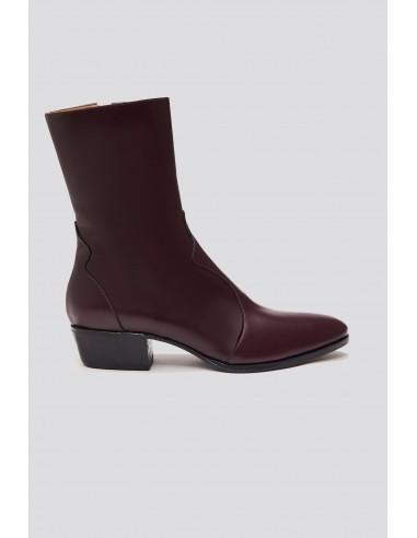 Guada Western Boot in Tannat en stock