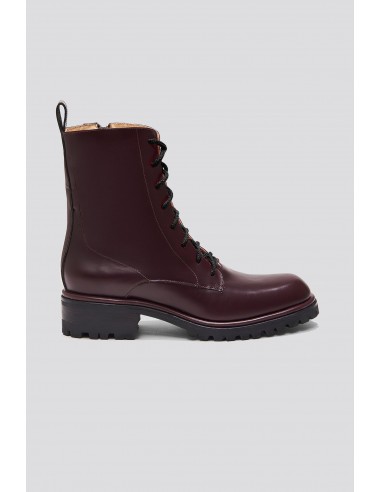 Low Roma Lace Up Boot in Tannat en linge