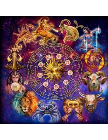 Broderie Diamant Ensemble des Signes Astrologiques sur le site 