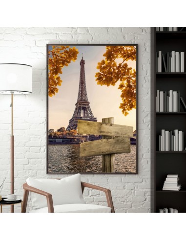 AFFICHE PERSONNALISÉE PRÉNOM TOUR EIFFEL la livraison gratuite