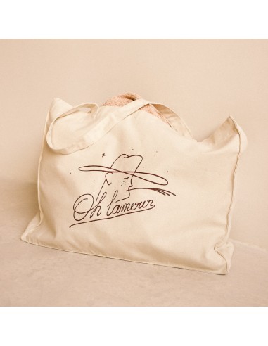 "Oh l'amour" Canvas bag en ligne des produits 