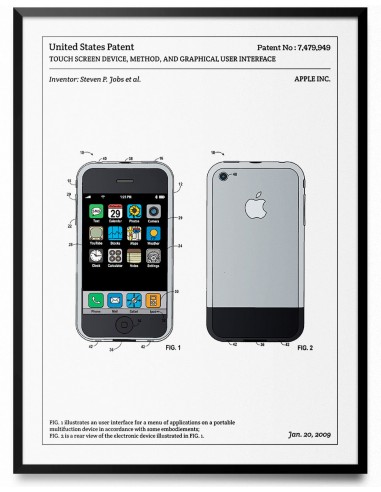 Affiche de brevet - iPhone vous aussi creer 