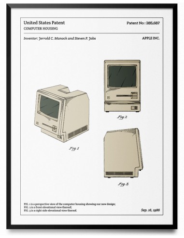 Affiche de brevet - Macintosh pour bénéficier 