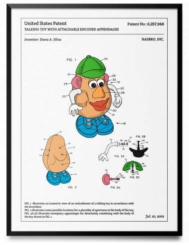 Affiche de brevet - M. Patate Jusqu'à 80% De Réduction