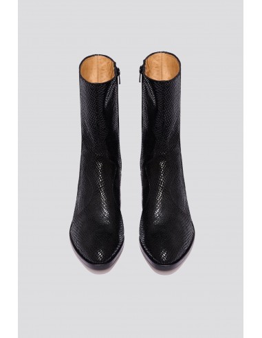 Guada Western Boot in Black Snake des créatures d'habitude