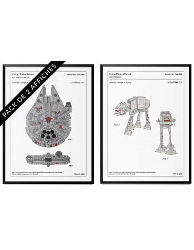 Pack de 2 affiches - Star Wars le des métaux précieux