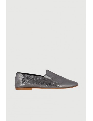 Cleo Loafers in Silver Leather les ligaments