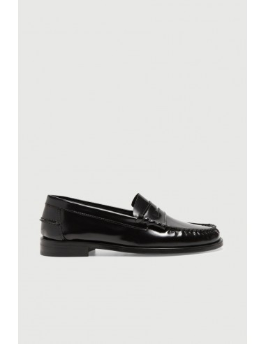 Zoe Loafers in Black Leather de votre