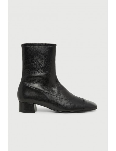 Laurie Ankle Boot in Black Metallic Leather online