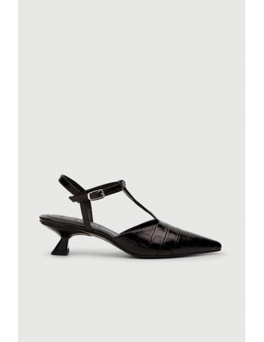 Camila Pumps in Black croc-effect Leather commande en ligne