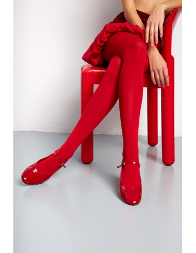 Emilia Mary Janes in Red Patent Leather la livraison gratuite