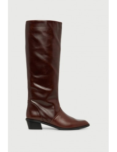 Sarah Boots in Chocolate Leather ou a consommer sur place