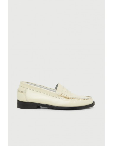 Zoe Loafers in Off-White Leather pour bénéficier 