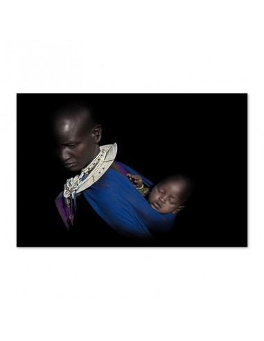 Jeune maman et bébé Maasai - ÉDITION LIMITÉE prix pour 