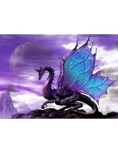 Broderie Diamant Dragon Violet online