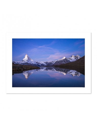 Bleu Cervin depuis le lac Stellisee - Valais - Suisse Faites des économies