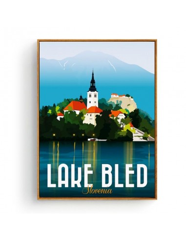 Broderie Diamant Lake Bled Slovénie en stock