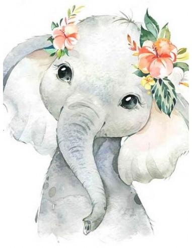 Broderie Diamant Eléphant pour Enfant shop